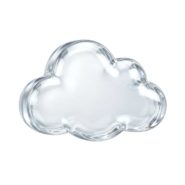 Glass Cloud Shape