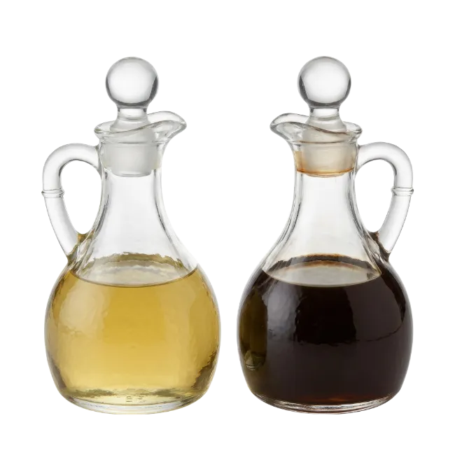 Glass Oil and Vinegar Cruets