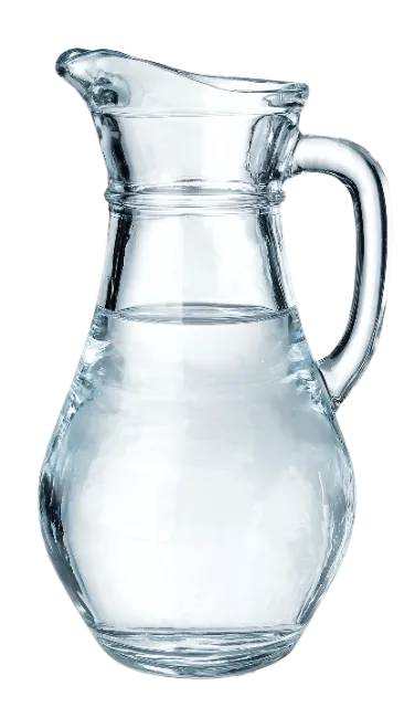 Glass Pitcher Filled With Fresh Water