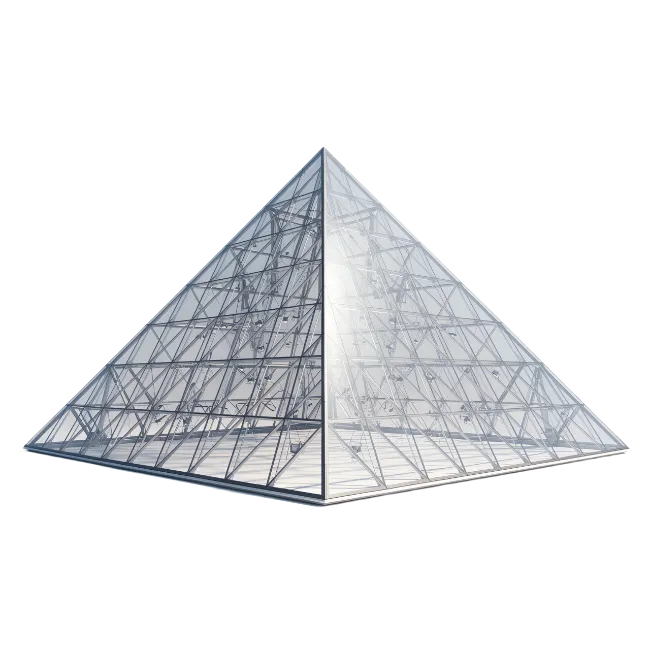 Glass Pyramid Architecture Structure