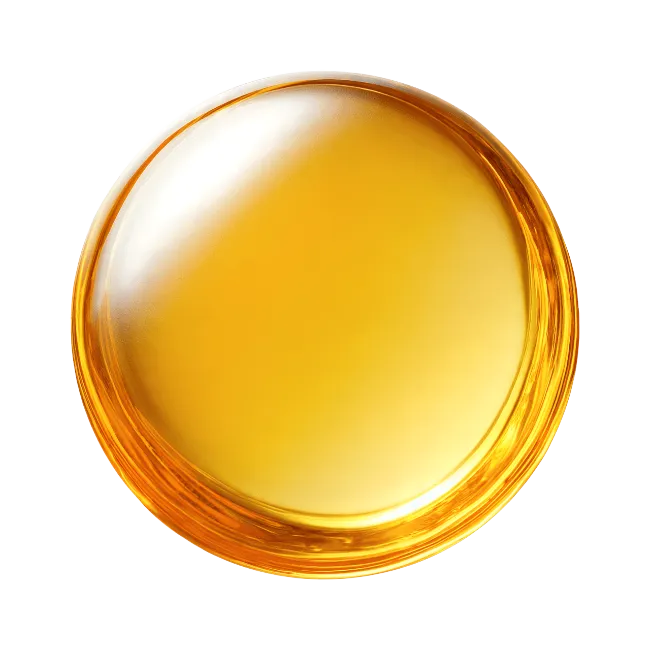 Glossy Golden Sphere Orb