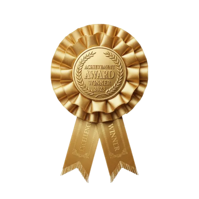 Gold Achievement Award Ribbon