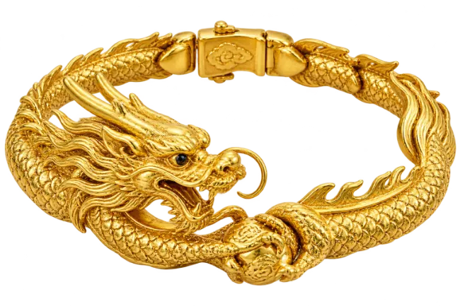 Gold Dragon Bracelet