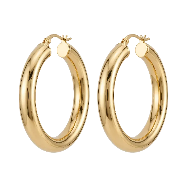 Gold Hoop Earrings