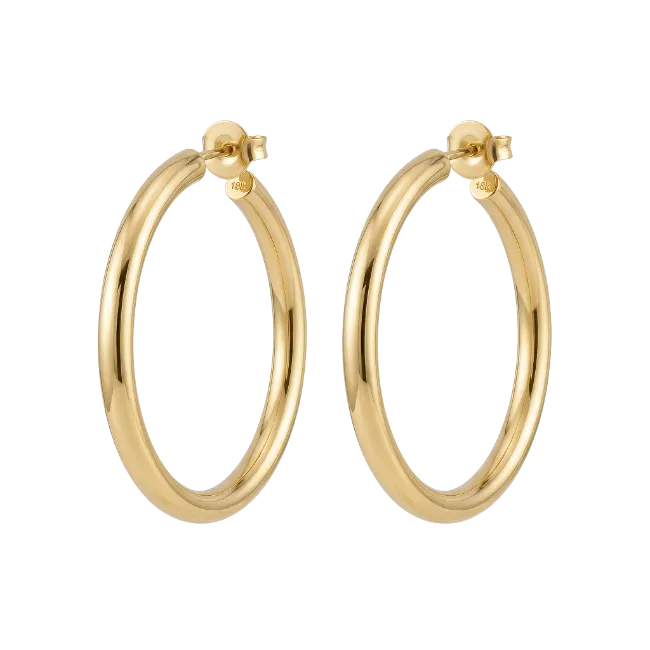 Gold Hoop Earrings