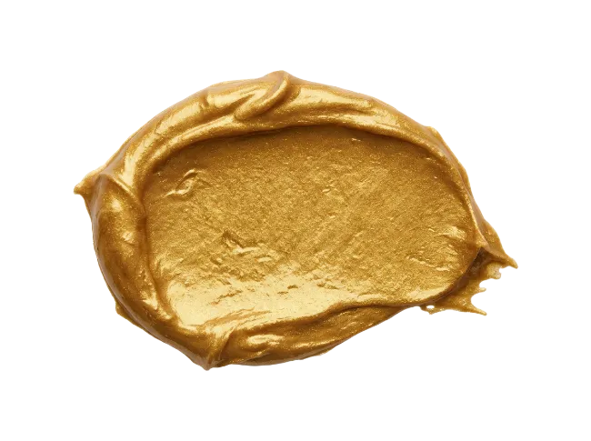 Gold Paint Smear