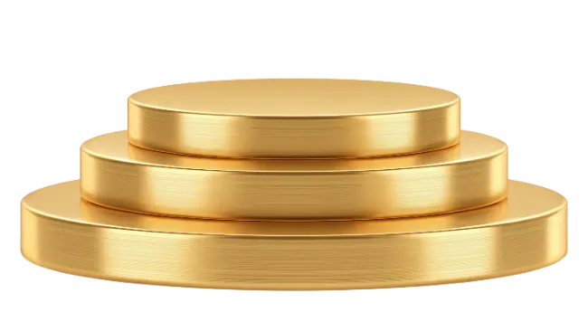 Gold Podium Stage
