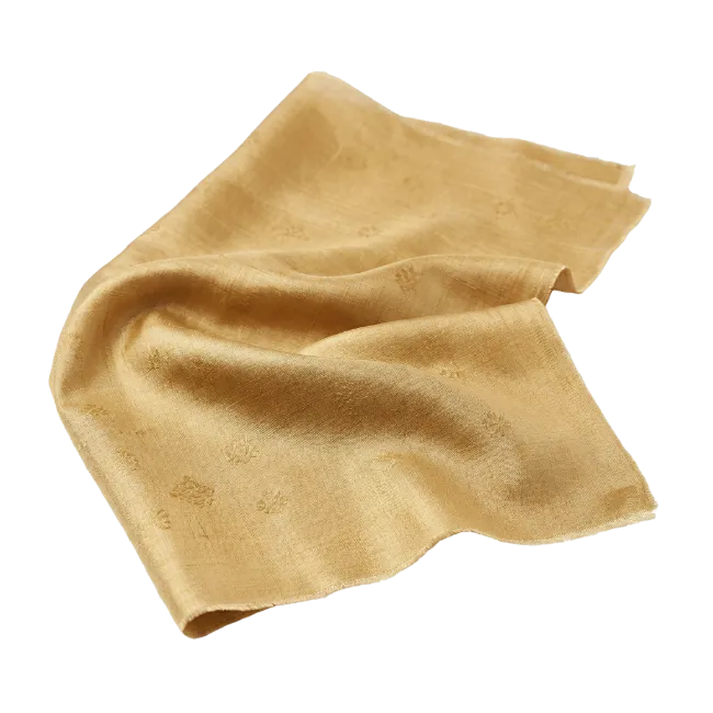 Gold Silk Scarf