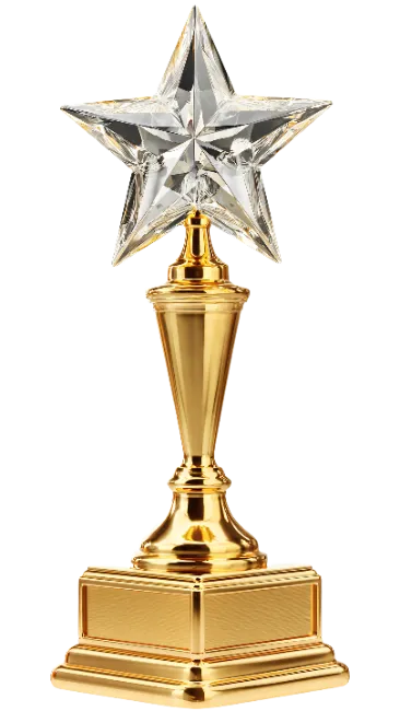 Gold Star Trophy Award