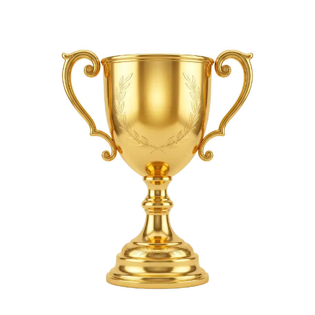 Gold Trophy Cup Award