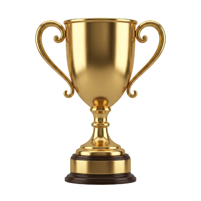 Gold Trophy Cup Award