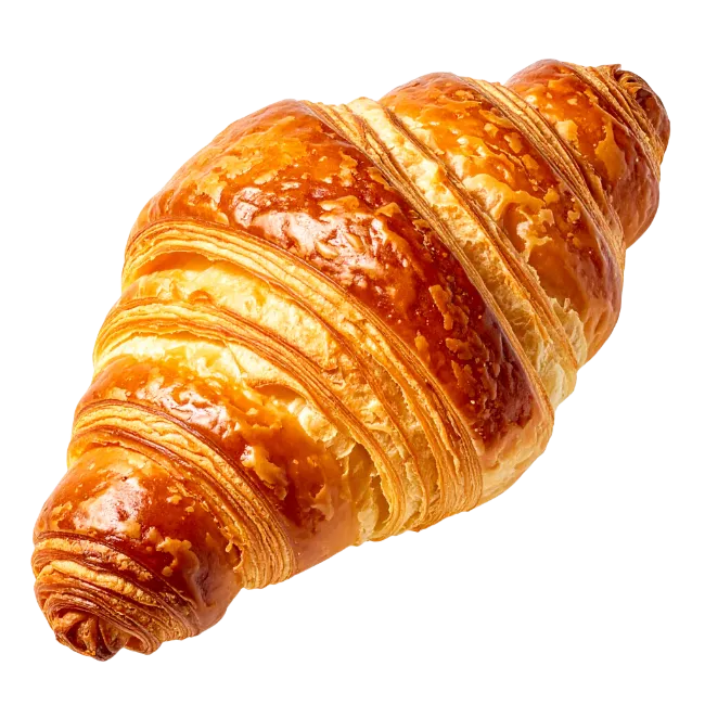 Golden Flaky Butter Croissant Pastry