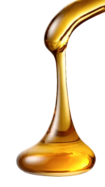 Golden Honey Drip Pouring Stock Photo