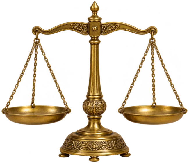 Golden Scales of Justice