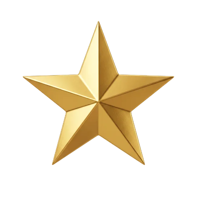 Golden Star Illustration