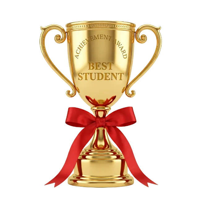 Golden Trophy Cup Best Student Award