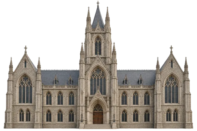 Gothic Architecture Cathedral Building Facade