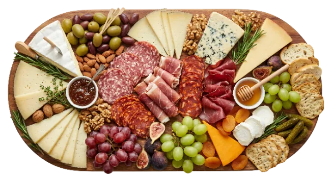 Gourmet Charcuterie and Cheese Board