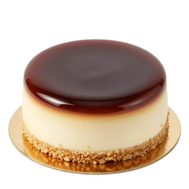 Gourmet Cheesecake with Caramel Glaze