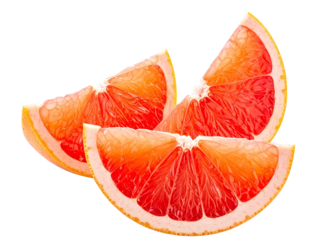 Grapefruit Slices Fresh Citrus Fruit