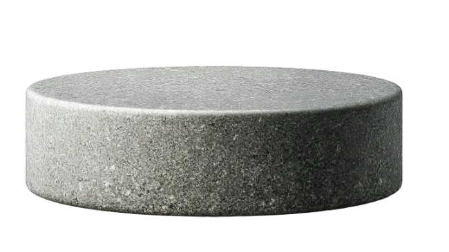 Gray Concrete Pedestal Podium
