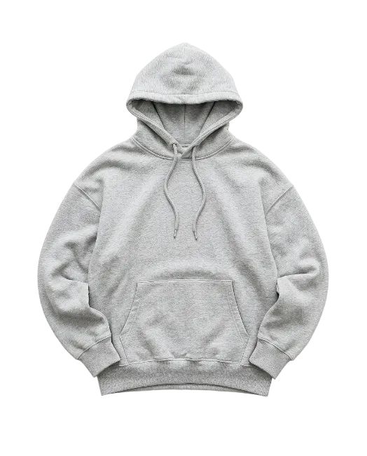 Gray Hooded Sweatshirt