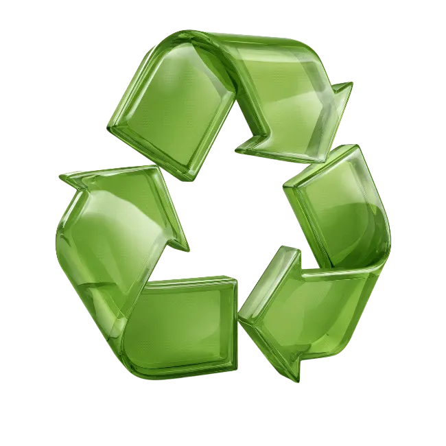Green Glass Recycle Symbol