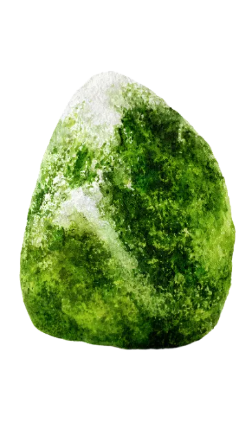 Green Moss Covered Stone