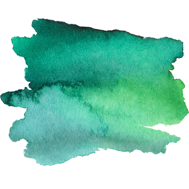 Green Watercolor Brush Stroke