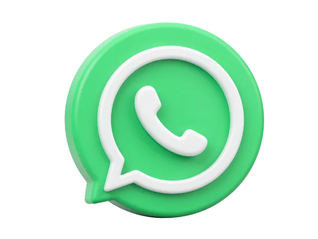 Green WhatsApp 3D Icon Symbol