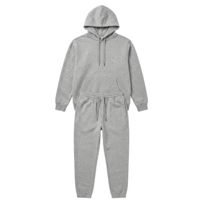 Grey Hoodie and Sweatpants Outfit
