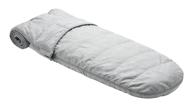 Grey Quilted Sleeping Bag