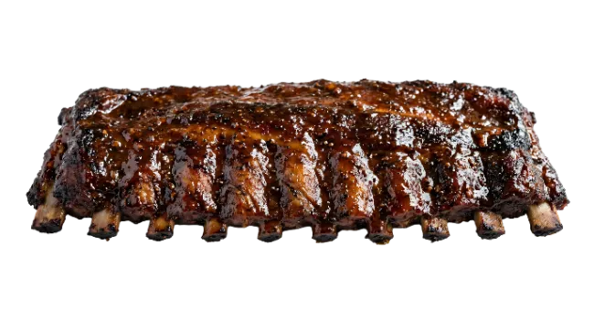 Grilled BBQ Pork Ribs Rack