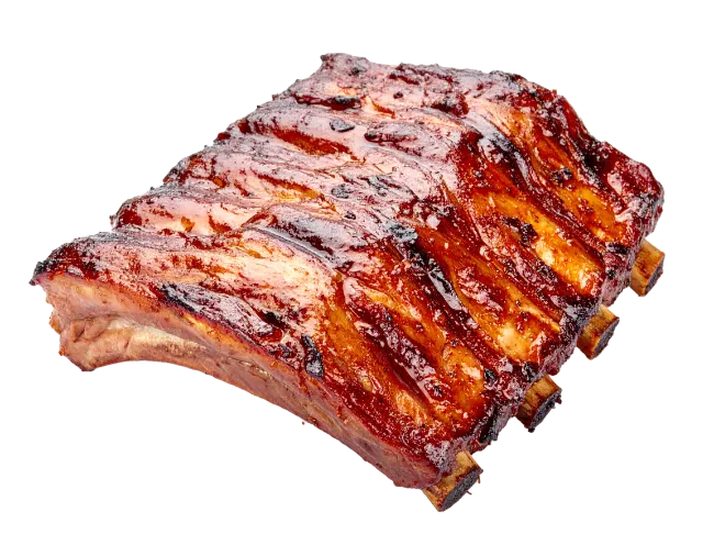 Grilled BBQ Pork Ribs Rack