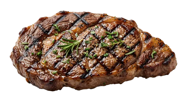 Grilled Beef Steak with Herbs