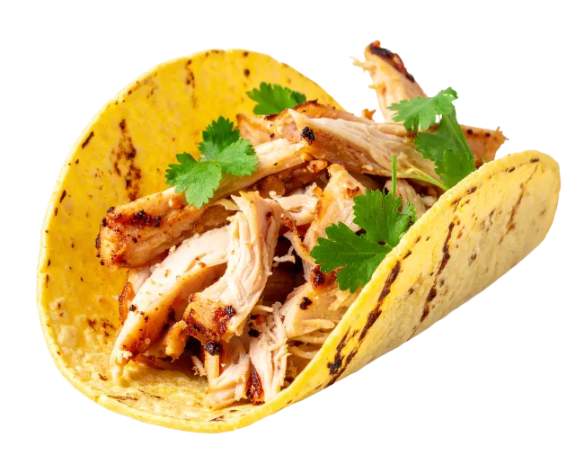 Grilled Chicken Taco with Cilantro