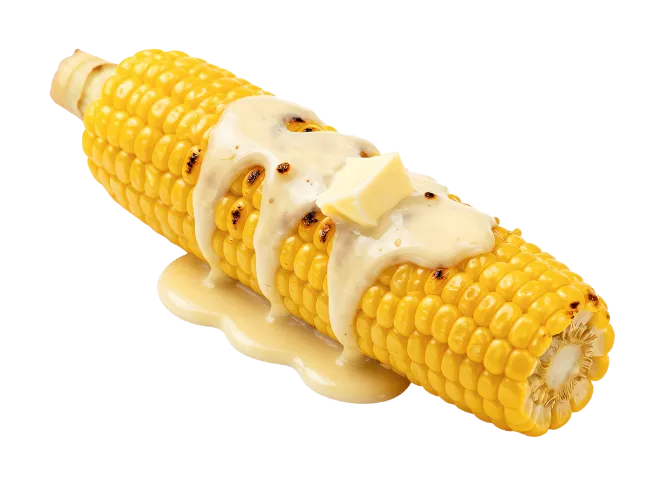 Grilled Corn Cob with Melted Butter