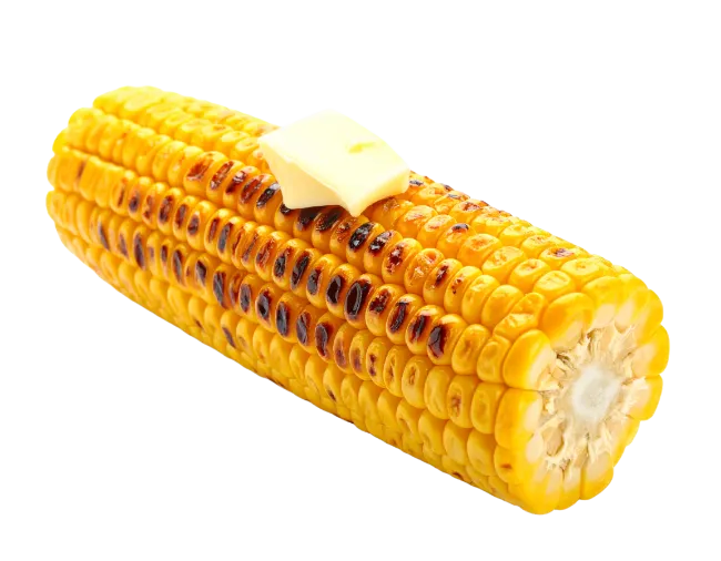 Grilled Corn Cob with Melting Butter
