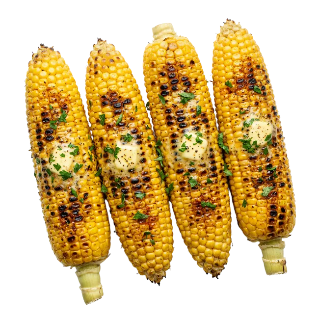 Grilled Corn on the Cob with Butter