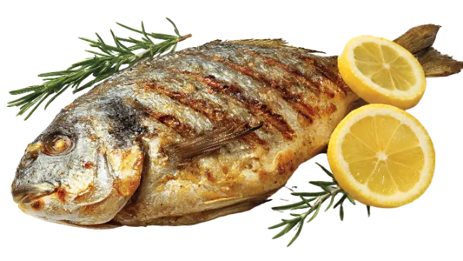 Grilled Fish with Lemon and Rosemary