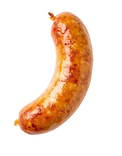 Grilled Pork Sausage Isolated