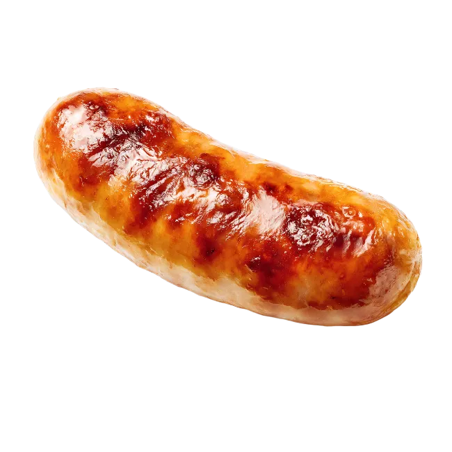 Grilled Pork Sausage Isolated
