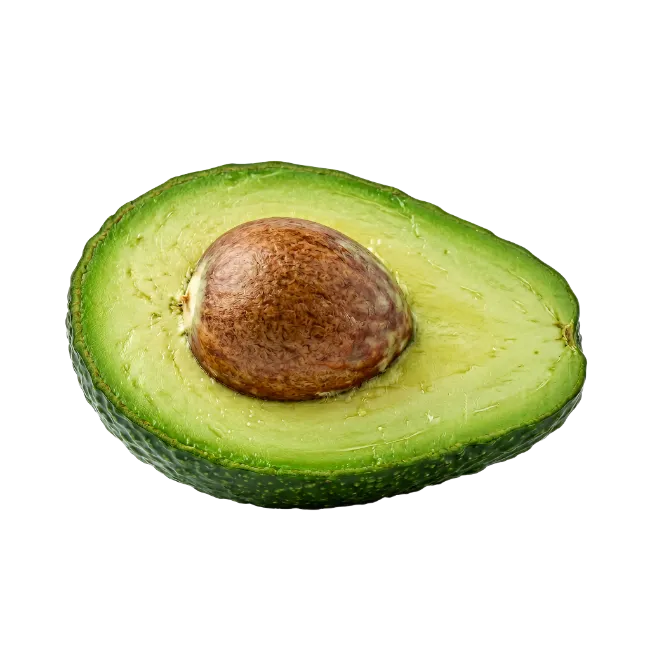 Half Avocado with Pit