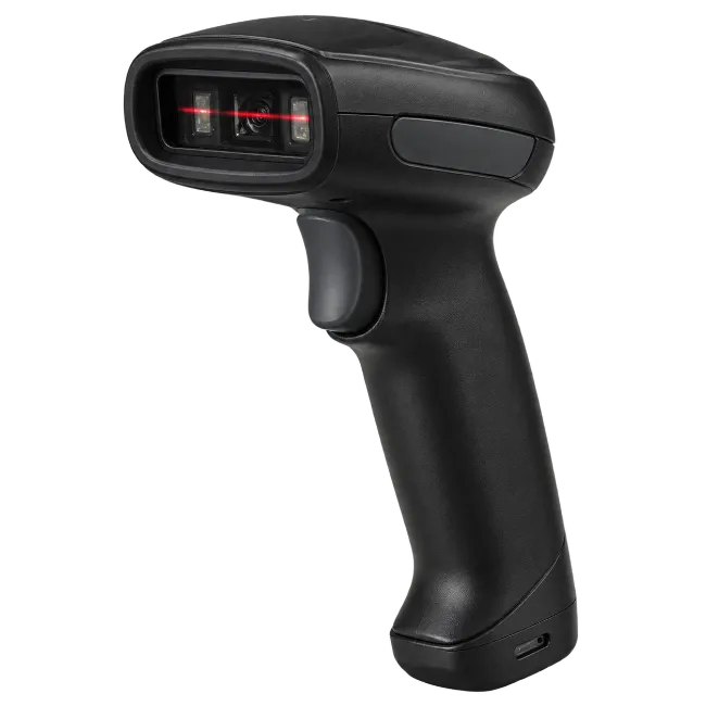 Handheld Barcode Scanner with Red Laser