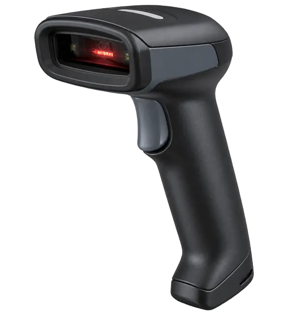 Handheld Barcode Scanner with Red Light