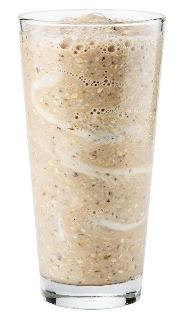 Healthy Oatmeal Smoothie in a Glass