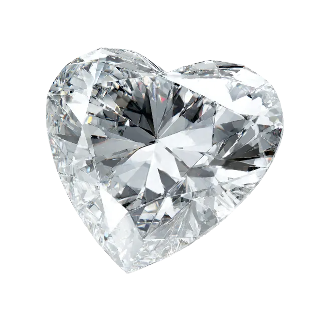 Heart Shaped Cut Diamond Gemstone
