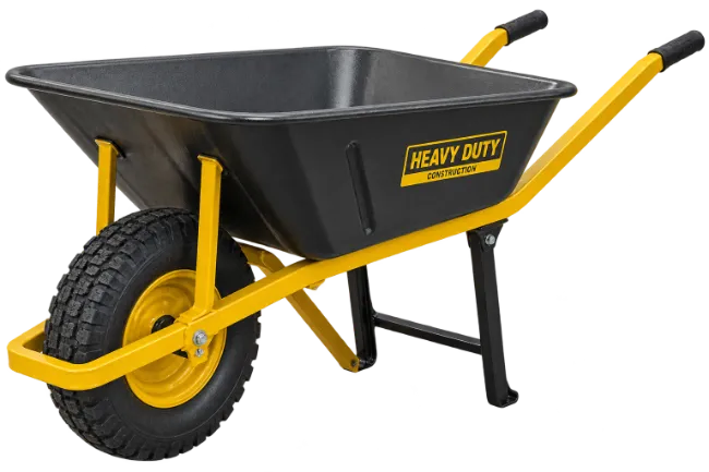 Heavy Duty Construction Wheelbarrow