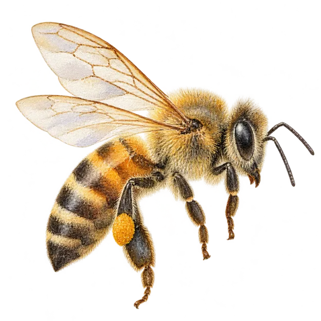Honeybee Illustration