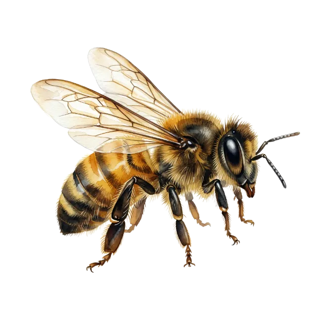 Honeybee Illustration Stock Image